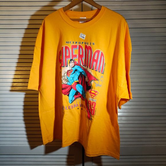 NWT Gildan Metropolis Superman Celebration 2011 T-Shirt 2XL - Picture 3 of 11